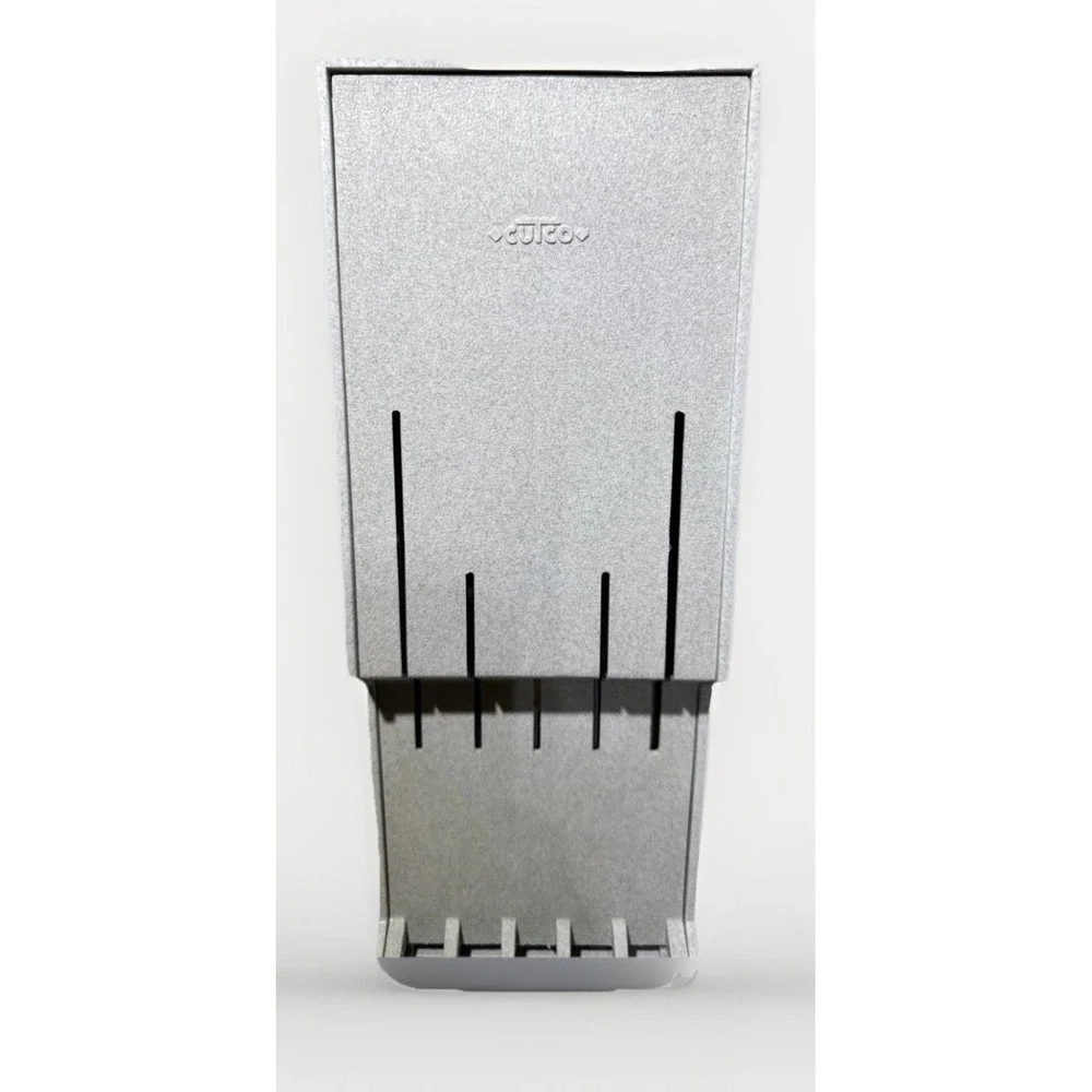 Cutco Knife Storage Block‎ For Drawer Or Wall #1742 5 Slots Gray Made USA 17x6